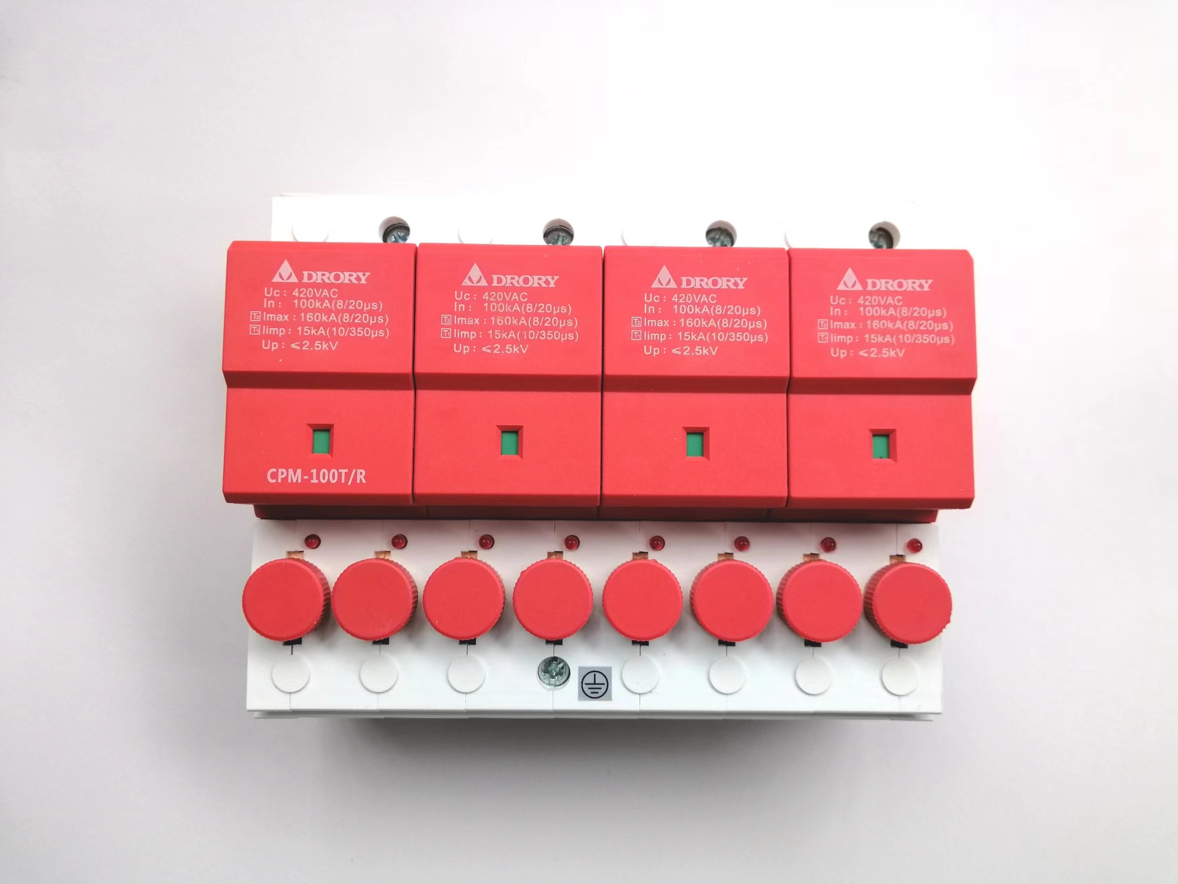 CPM-100T/R  4P 电涌保护器、熔断组合一体式浪涌保护器，中力防雷器