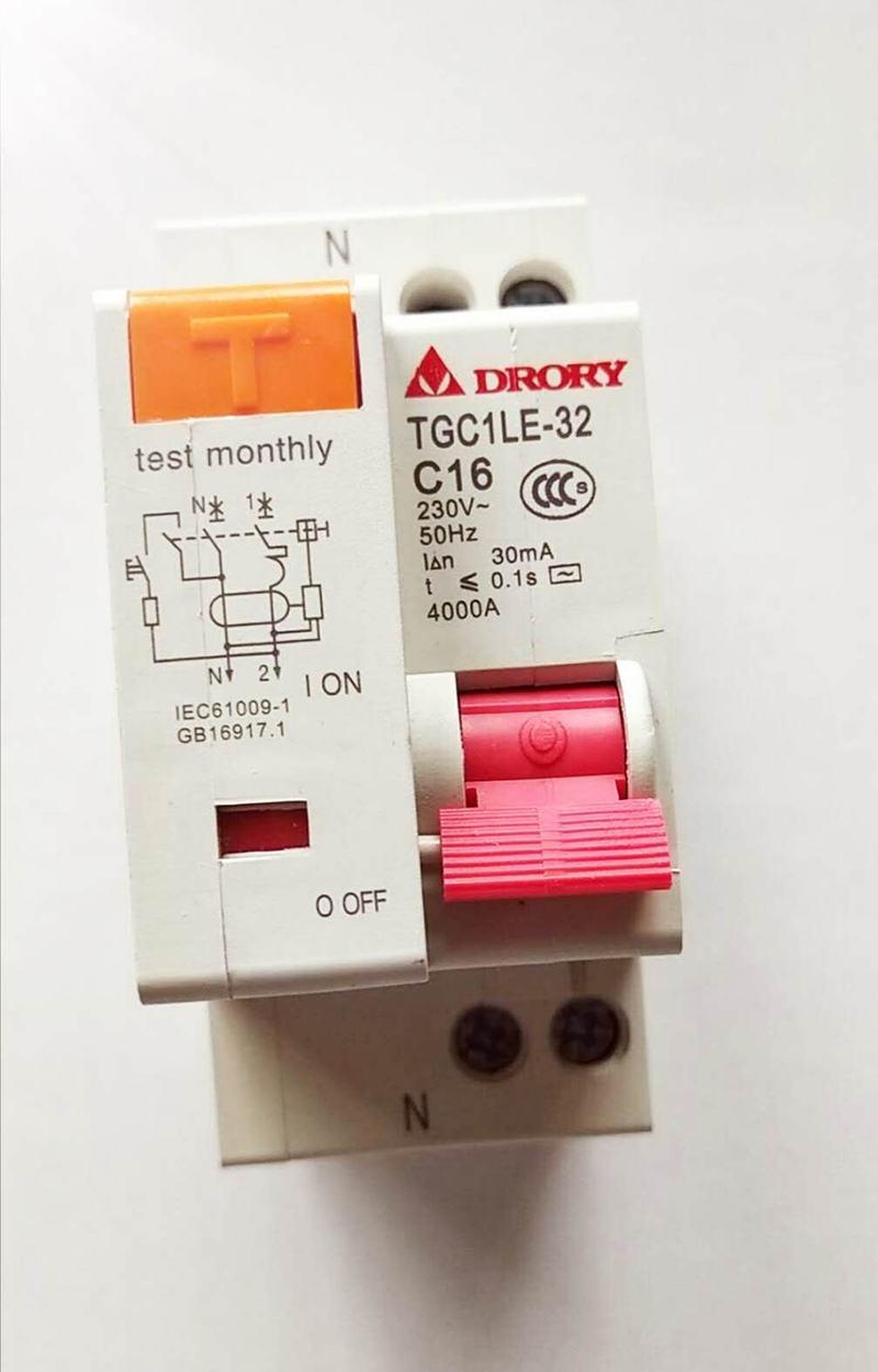 TGC1LE-32 1P+N 6A 10A 16A 20A 25A 32A 40A漏电断路器系列