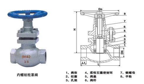 U11SM丝扣柱塞阀