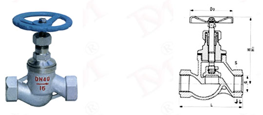 J11W内螺纹截止阀