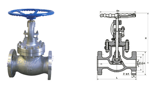 J41W美标不锈钢截止阀