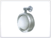 手柄蜗轮传动法兰式通风型蝶阀